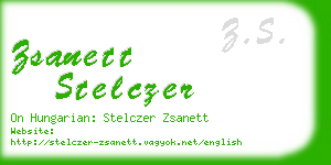 zsanett stelczer business card